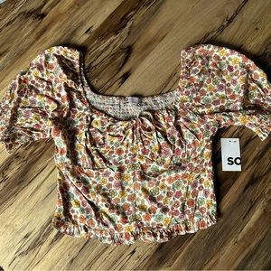 SO Brand Floral Crop Top (NWT)